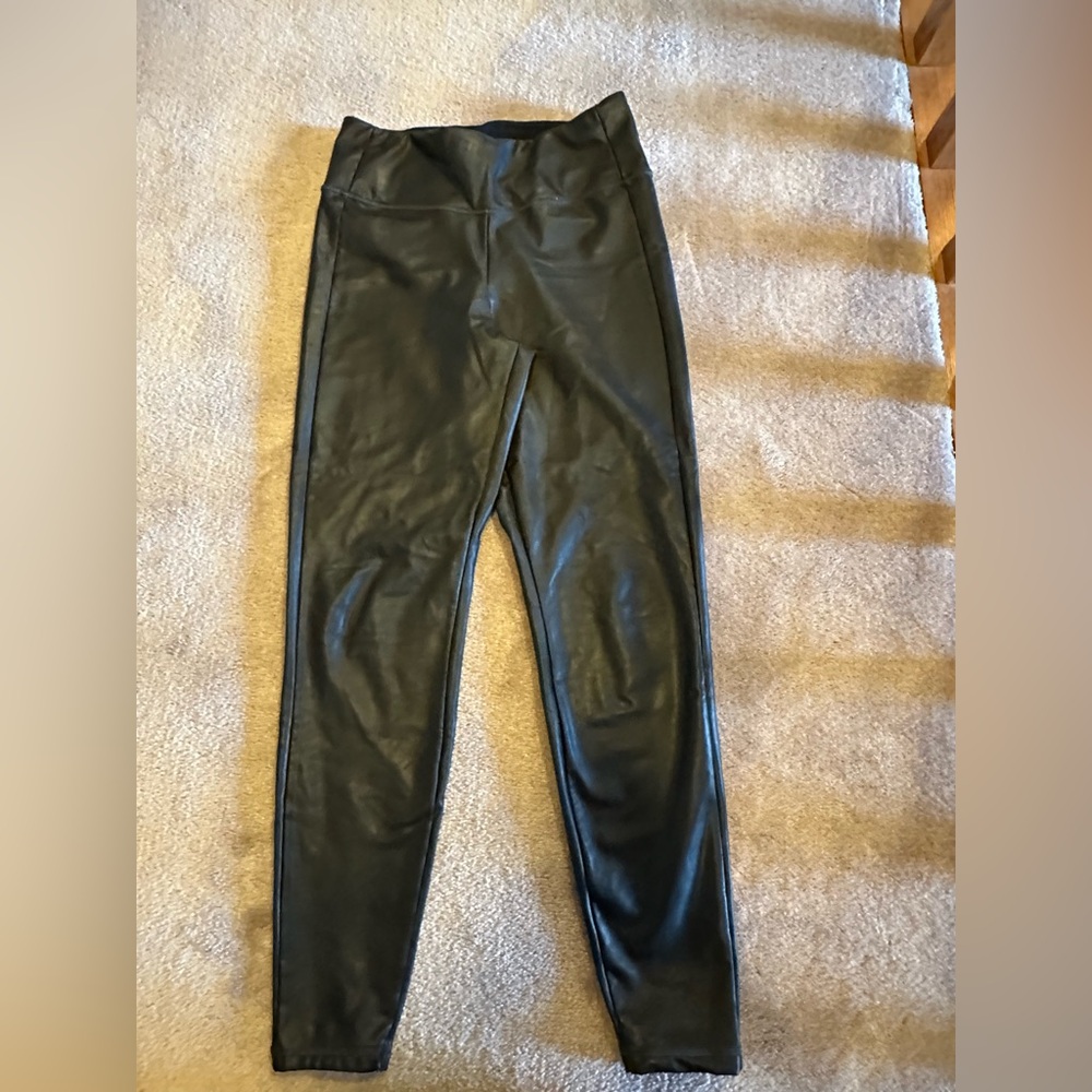 Athleta Faux leather  Black Leggings
